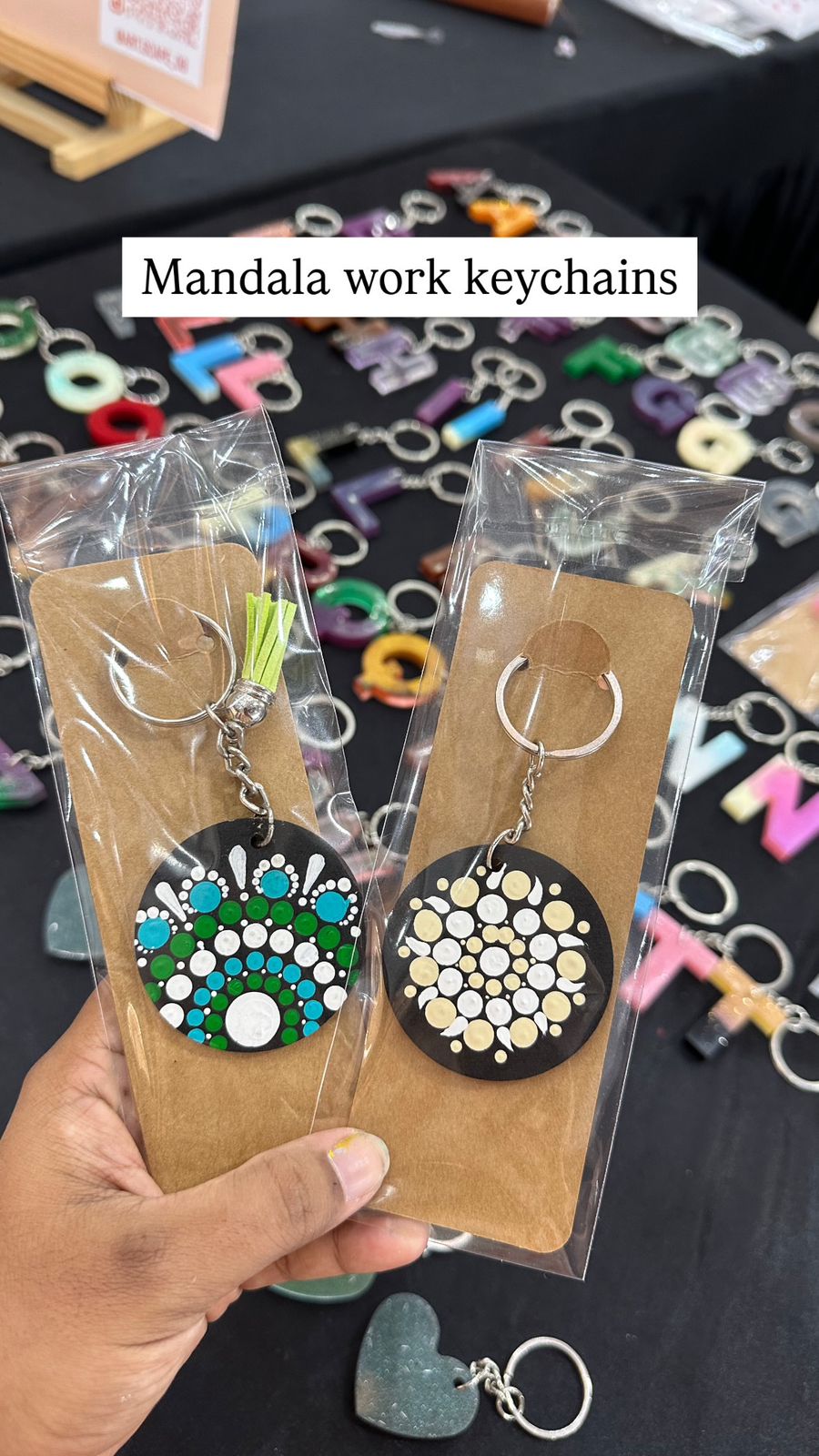 Mandala Keychains